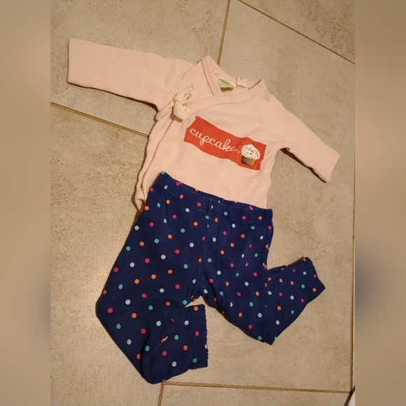 Cupcake Outfit Baby Girl 0-3mo - Picture 1 of 6